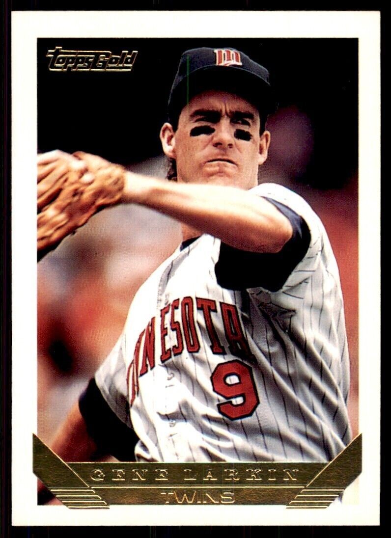 1993 Topps Gold Gene Larkin B Baseball Cards #61