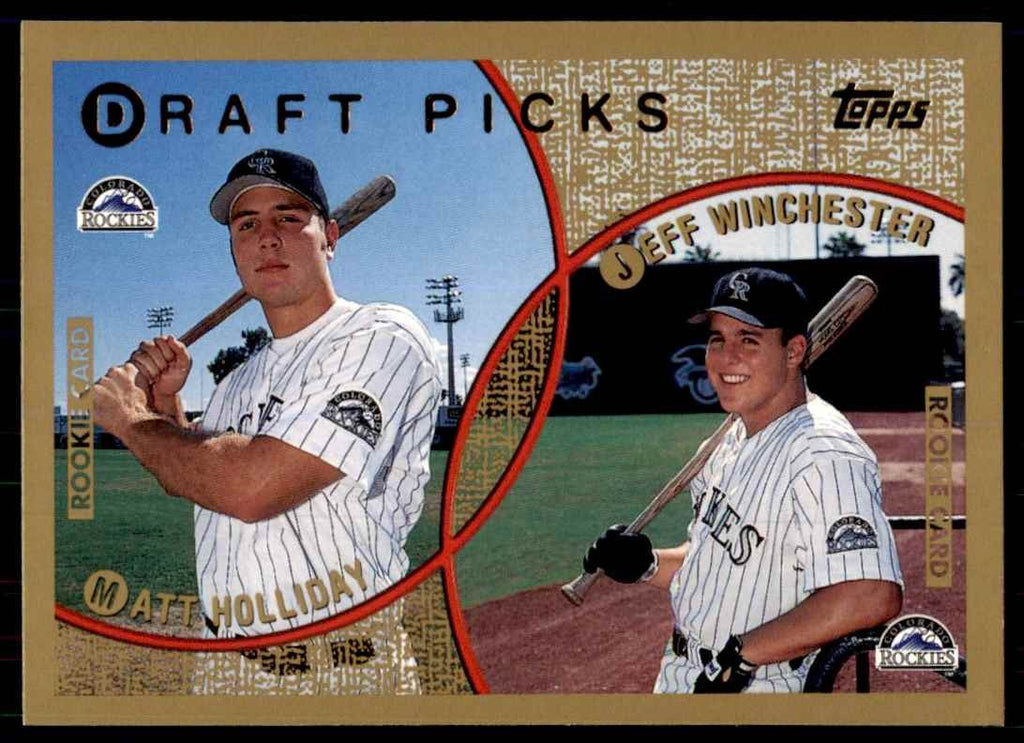 1999 Topps Matt Holliday/Jeff Winchester Baseball  Cards #442