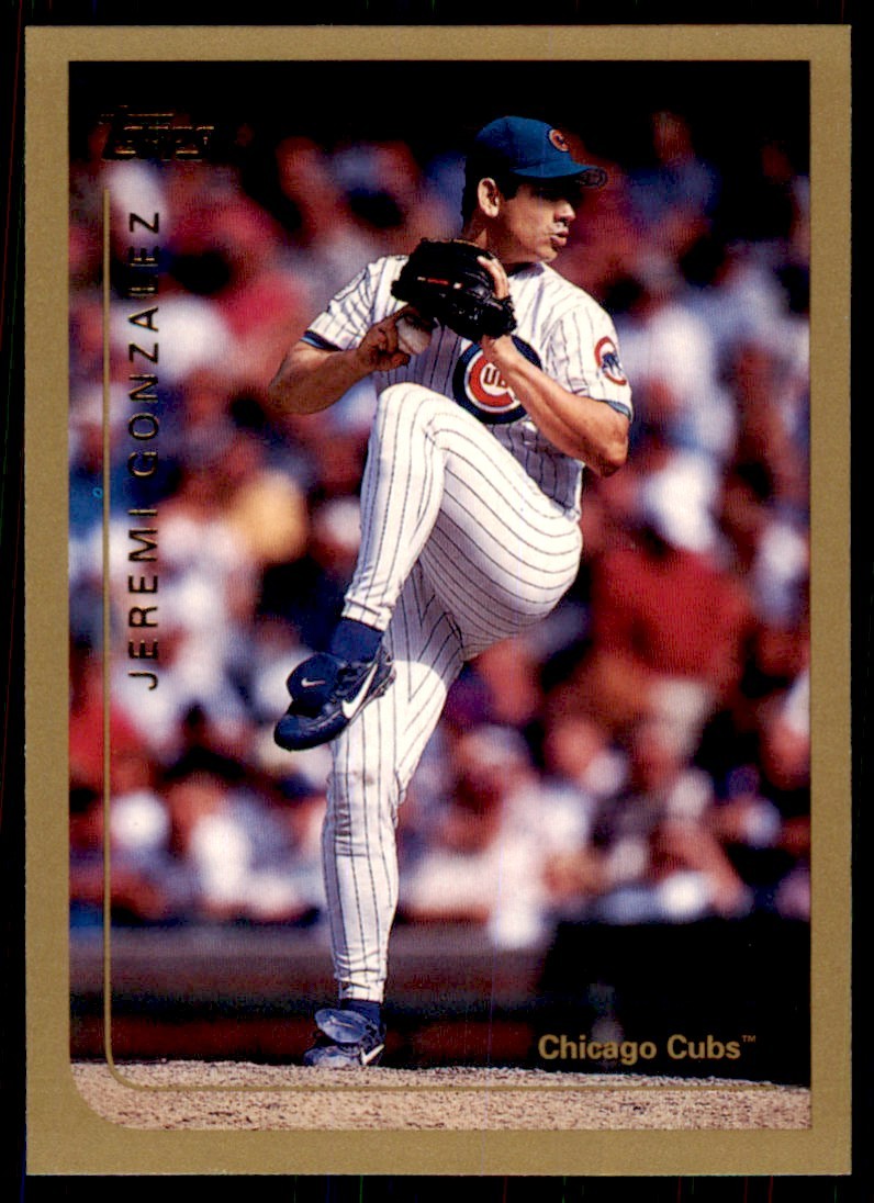 1999 Topps Jeremi Gonzalez A Baseball  Cards #341