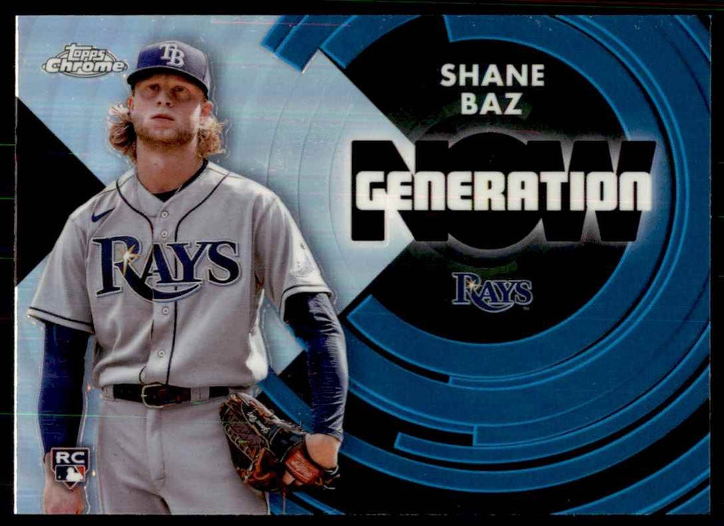 2022 Topps Chrome Shane Baz Baseball Cards #GNC-15