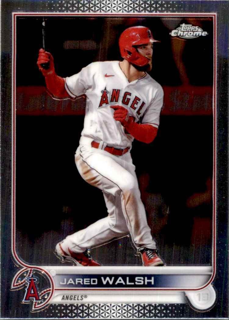 2022 Topps Chrome Jared Walsh A Baseball Cards #24