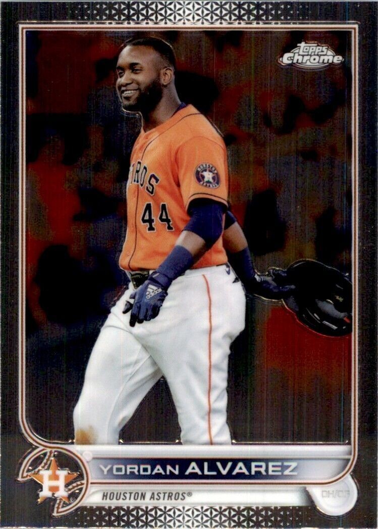 2022 Topps Chrome Yordan Alvarez A Baseball Cards #180