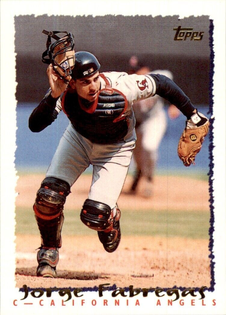 1995 Topps Jorge Fabregas Baseball Cards #493