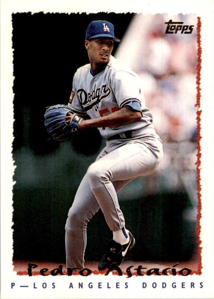 1995 Topps Pedro Astacio Baseball Cards #589