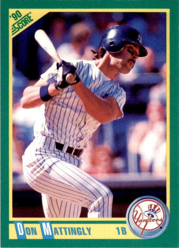 1990 Score Don Mattingly Baseball Cards #1