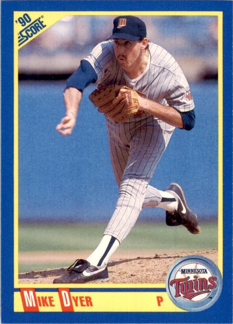 1990 Score Mike Dyer Baseball  Cards #571