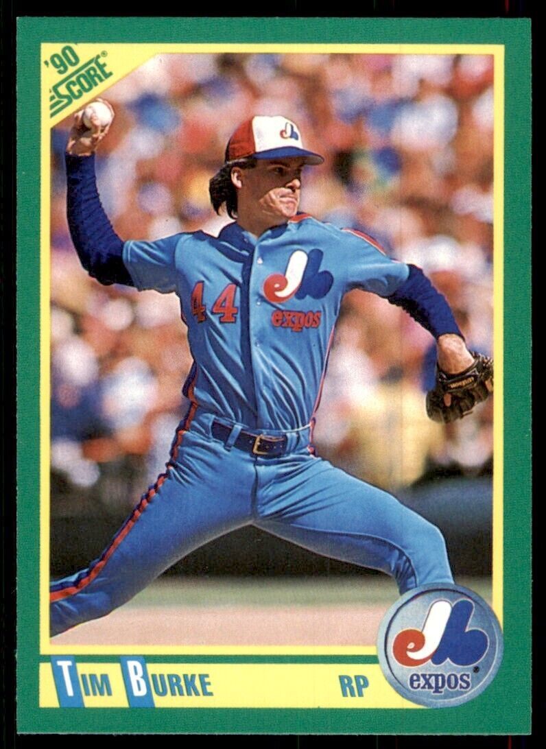 1990 Score Tim Burke Baseball Cards #127