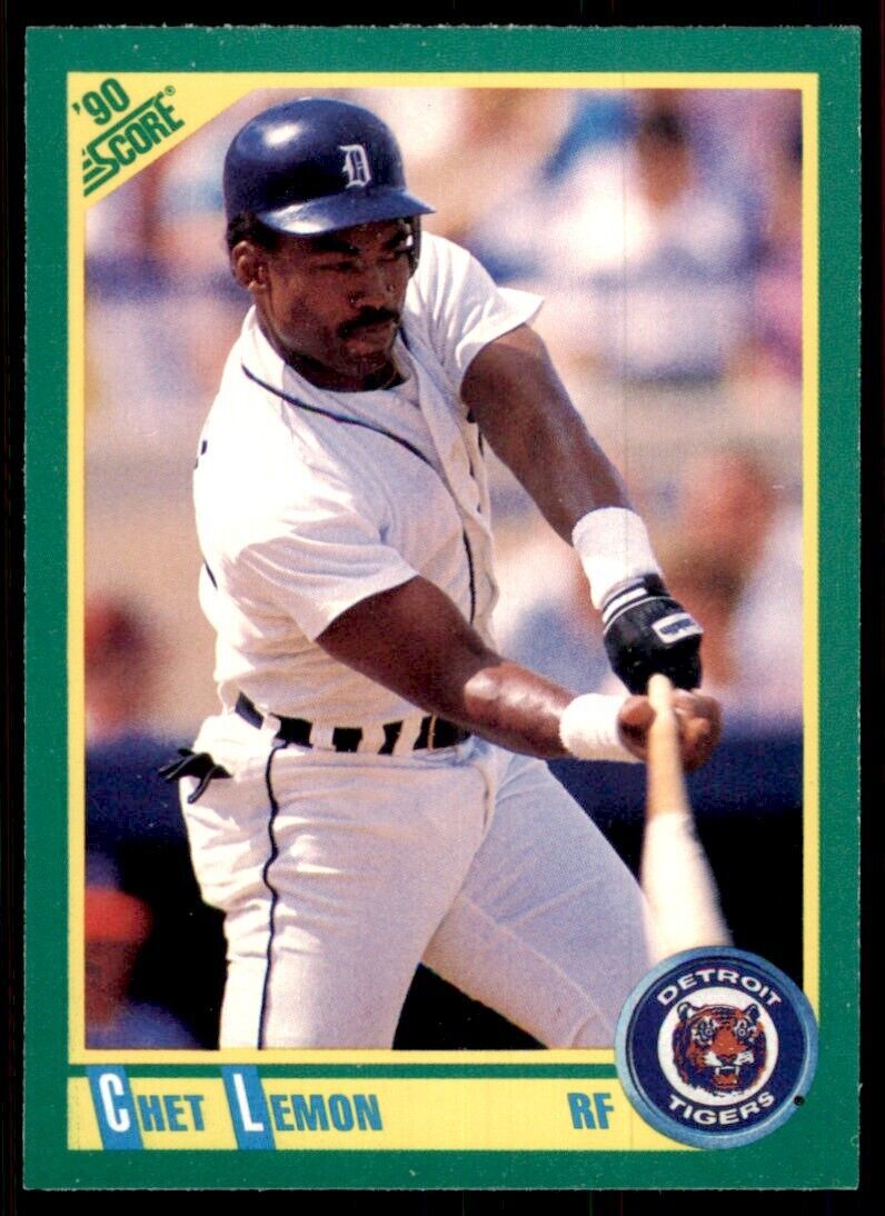 1990 Score Chet Lemon Baseball Cards #106