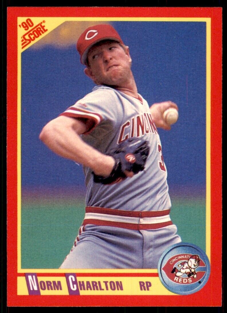 1990 Score Norm Charlton Baseball Cards #248