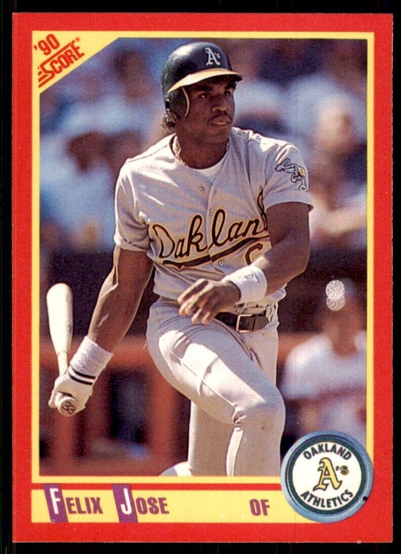 1990 Score Felix Jose Baseball Cards #321