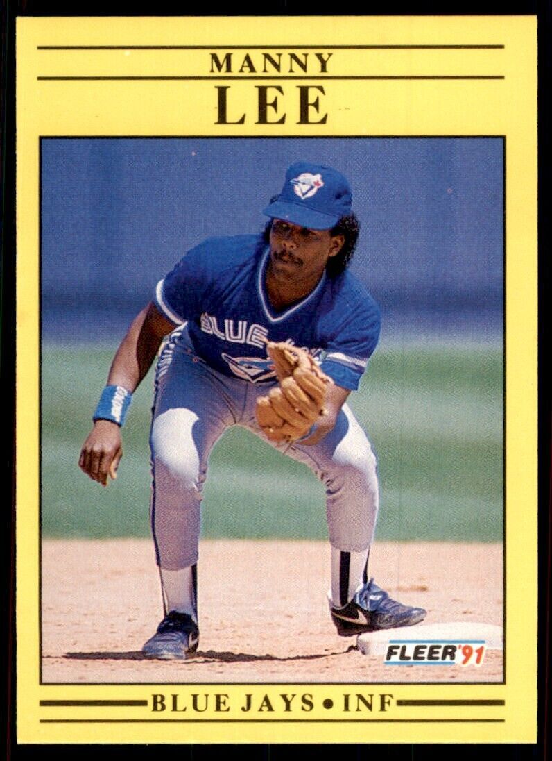 1991 Fleer Blue Jays Helmet Baseball Cards #179