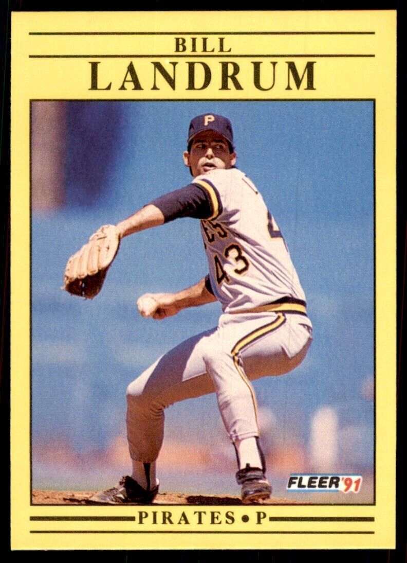 1991 Fleer Bill Landrum Baseball Cards #41