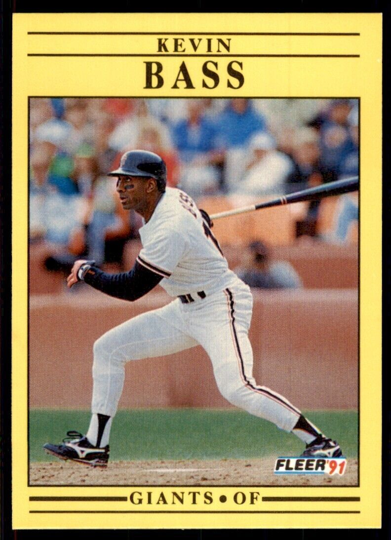 1991 Fleer Kevin Bass Baseball Cards #253
