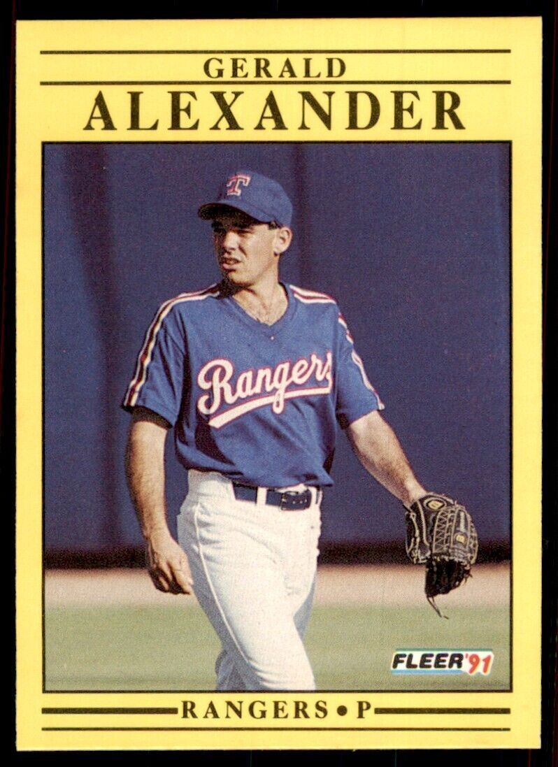 1991 Fleer Gerald Alexander Baseball Cards #278
