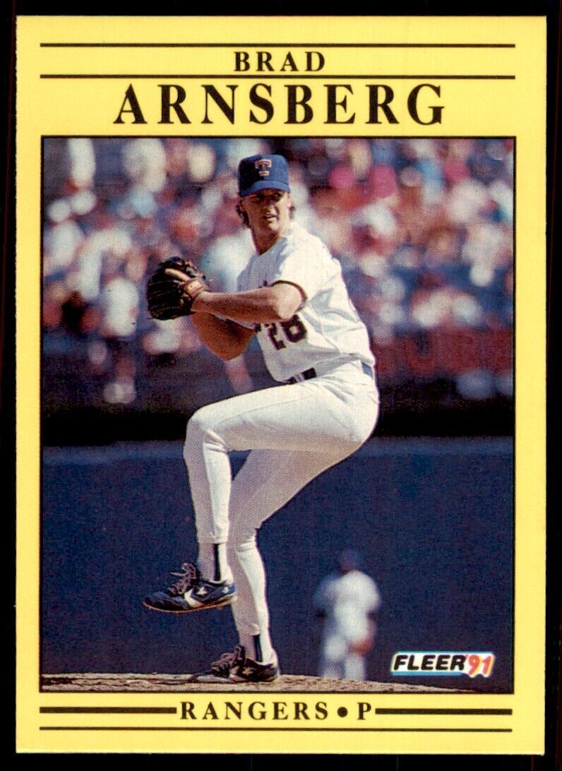 1991 Fleer Brad Arnsberg Baseball Cards #279