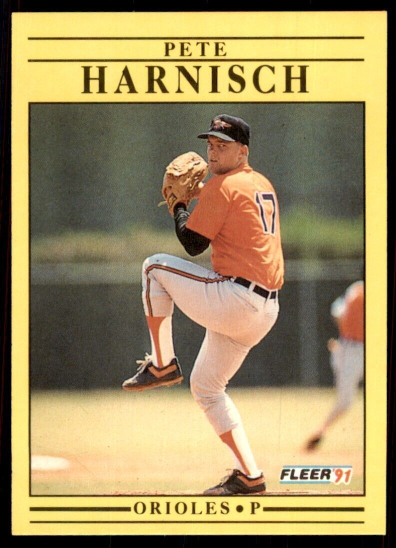 1991 Fleer Pete Harnisch Baseball Cards #474