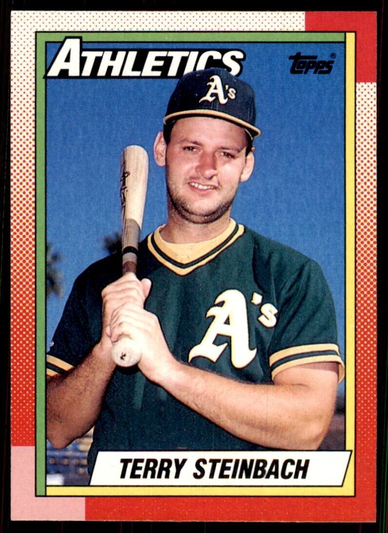 1990 Topps Terry Steinbach Baseball Cards #145