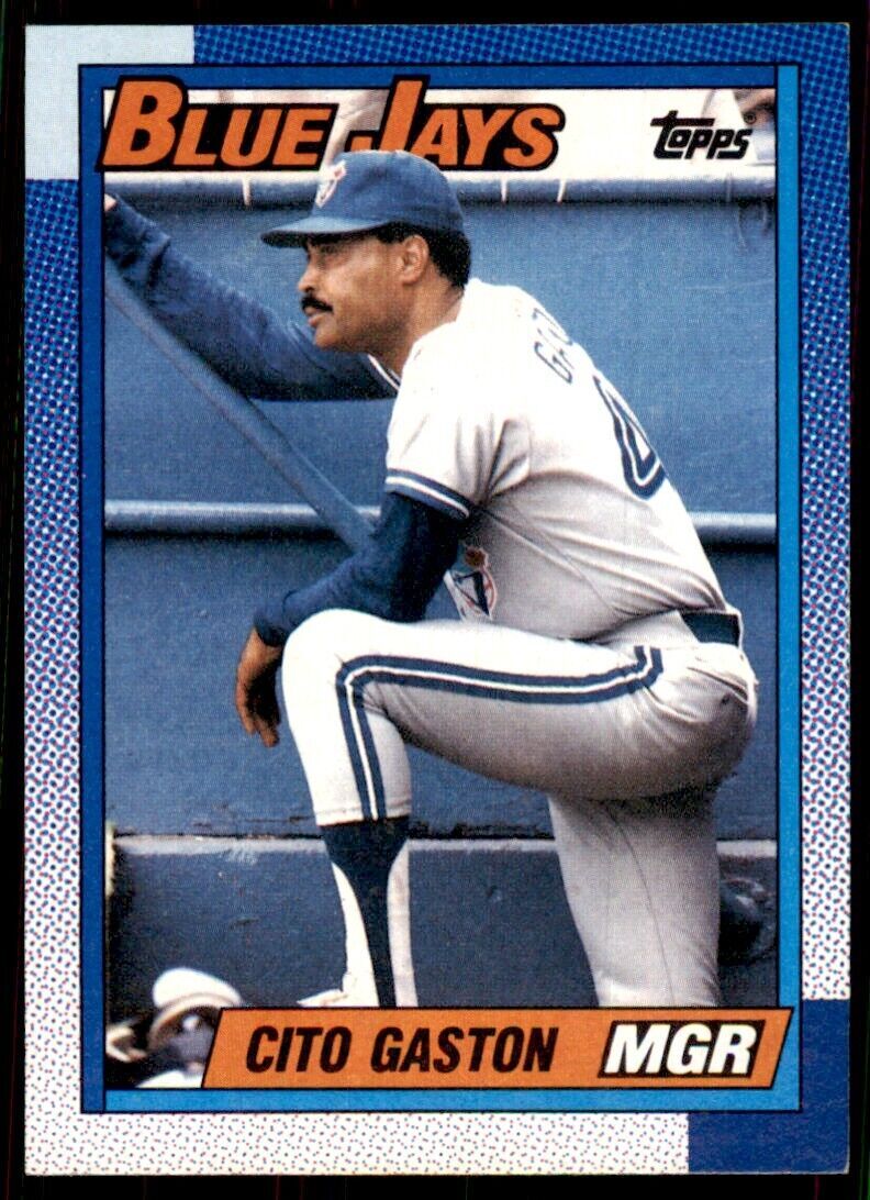 1990 Topps Cito Gaston Baseball Cards #201