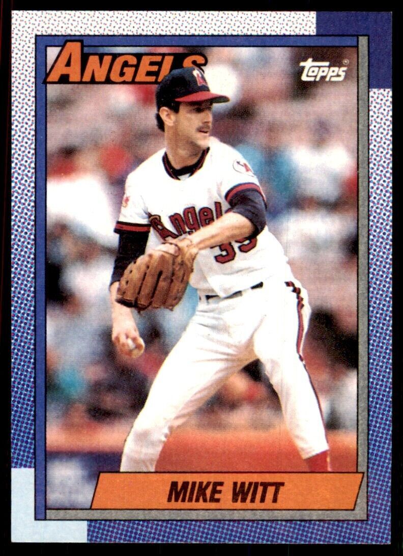 1990 Topps Mike Witt Baseball Cards #650