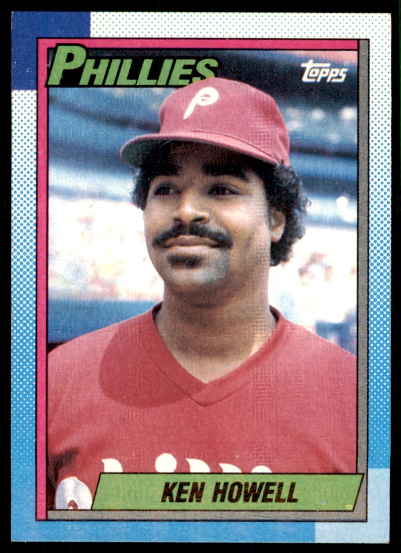 1990 Topps Ken Howell Baseball Cards #756