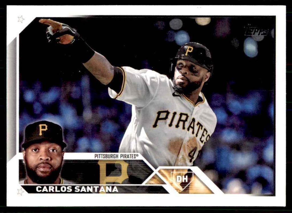 2023 Topps Carlos Santana Baseballl Cards #572