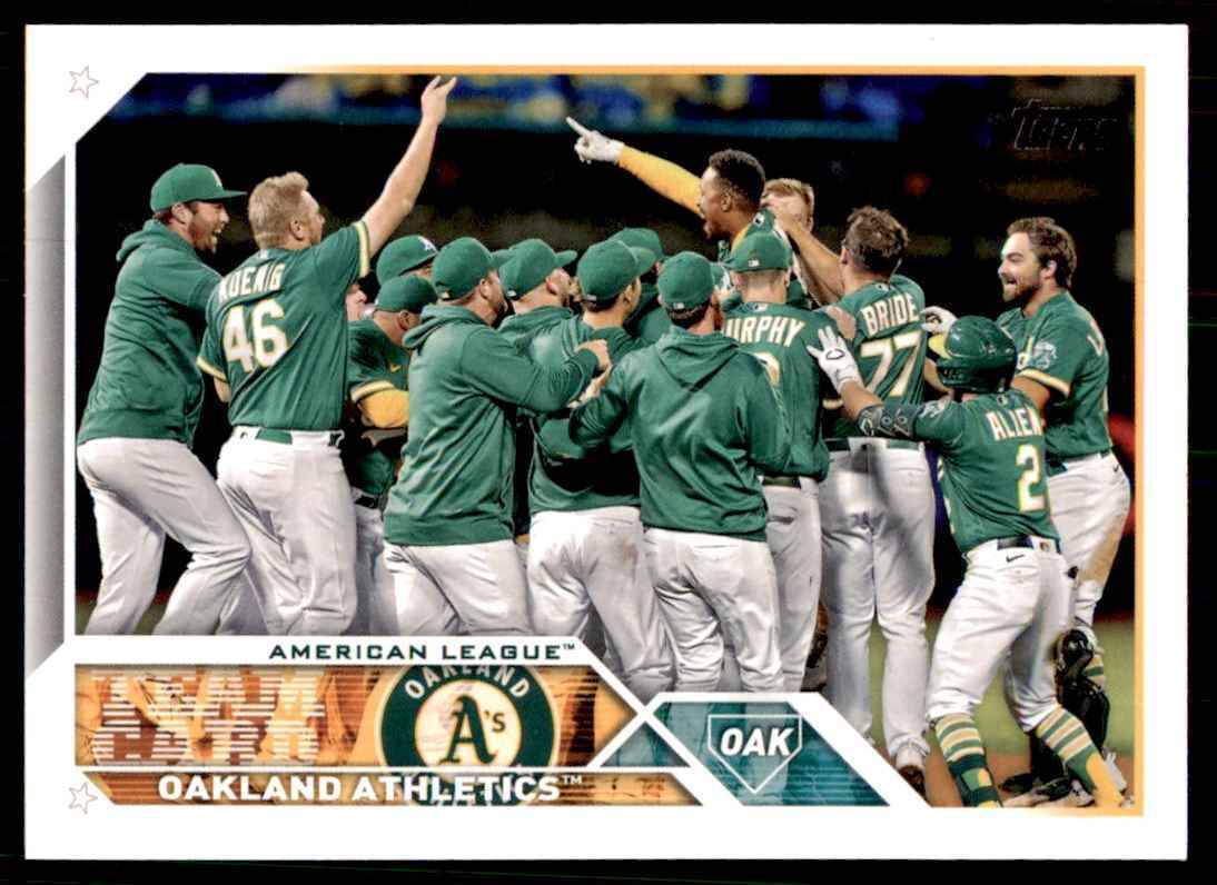 2023 Topps Oakland Athletics Baseballl Cards #577
