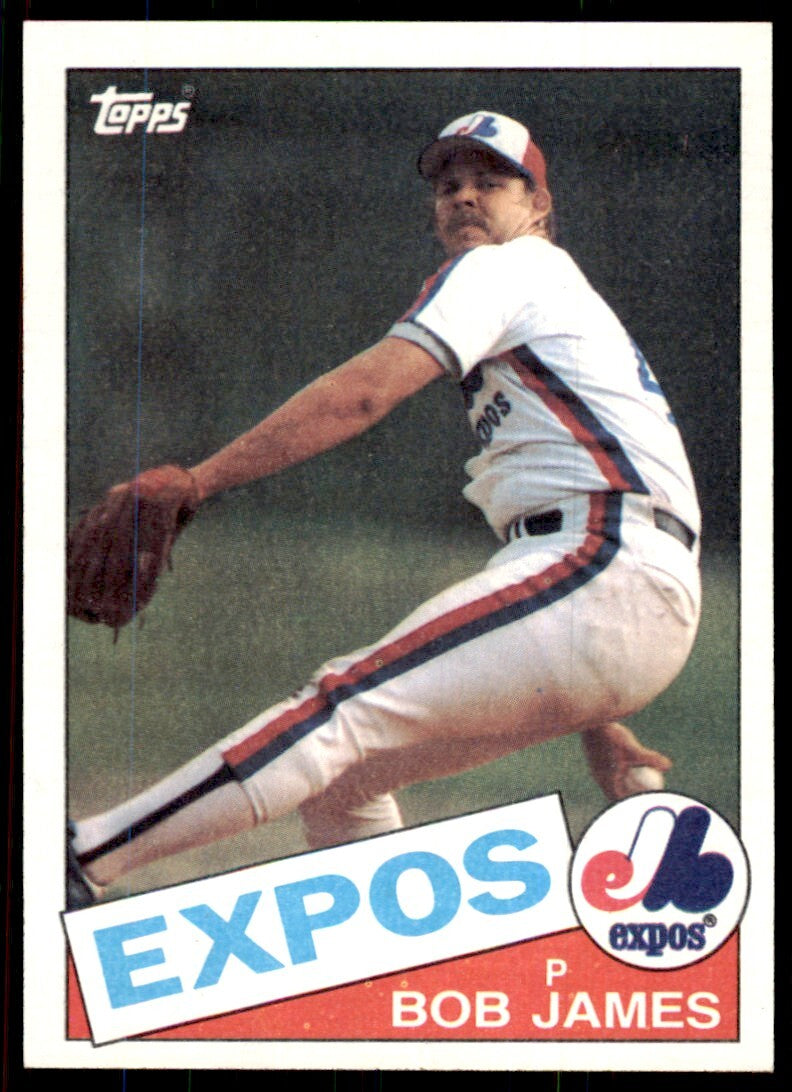 1985 Topps Bob James Baseball Cards #114