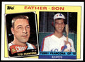 1985 Topps Tito Francona/Terry Francona Baseball Cards #134