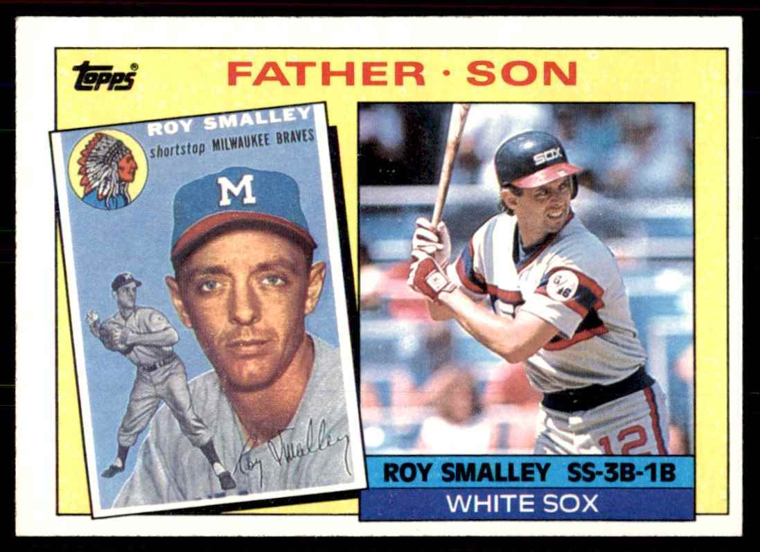 1985 Topps Roy Smalley/Roy Smalley Baseball Cards #140
