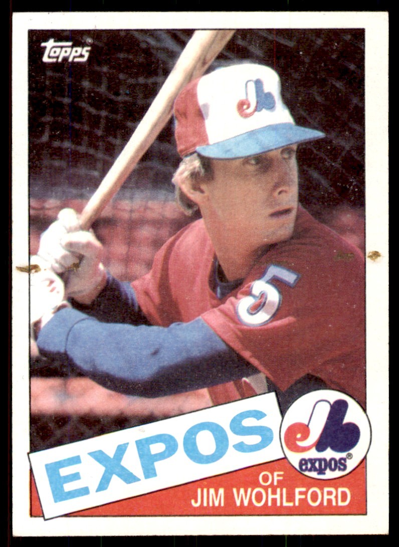 1985 Topps Jim Wohlford Baseball Cards #787