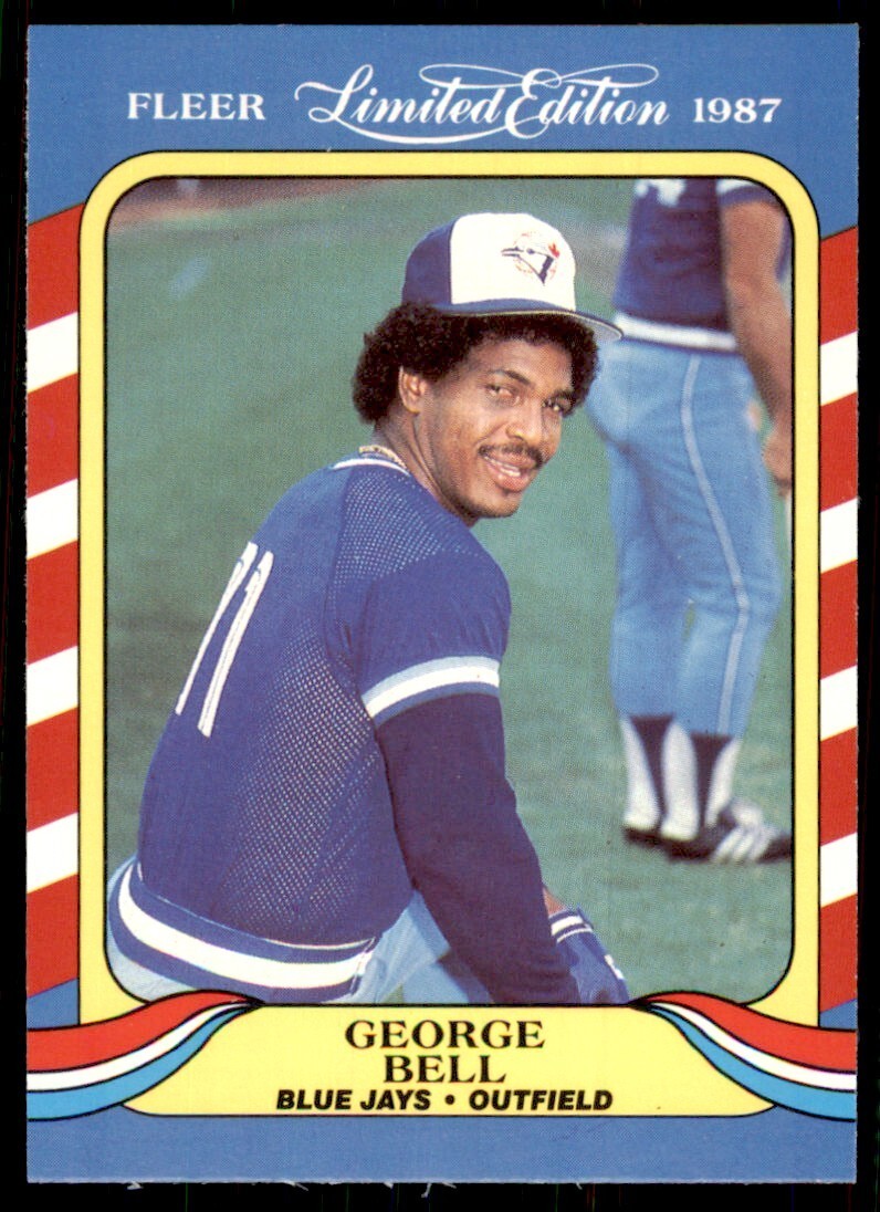 1987 Fleer Limited Edition George Bell Baseball Cards #4