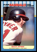 1988 Fleer League Leaders Wally Joyner Baseball Cards #22