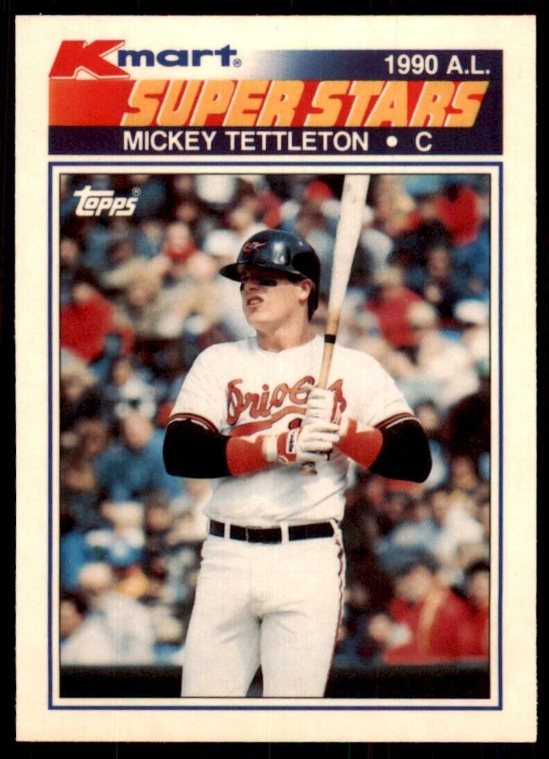 1990 Topps Kmart Mickey Tettleton A Baseball Cards #24