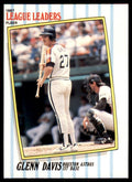 1987 Fleer League Leaders Glenn Davis A Baseball Cards #14