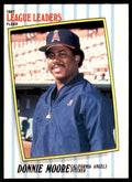 1987 Fleer League Leaders Donnie Moore A Baseball Cards #30