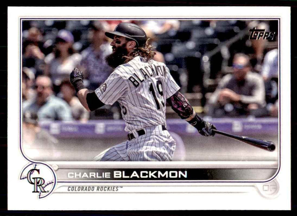 2022 Topps Charlie Blackmon Baseball Cards #352