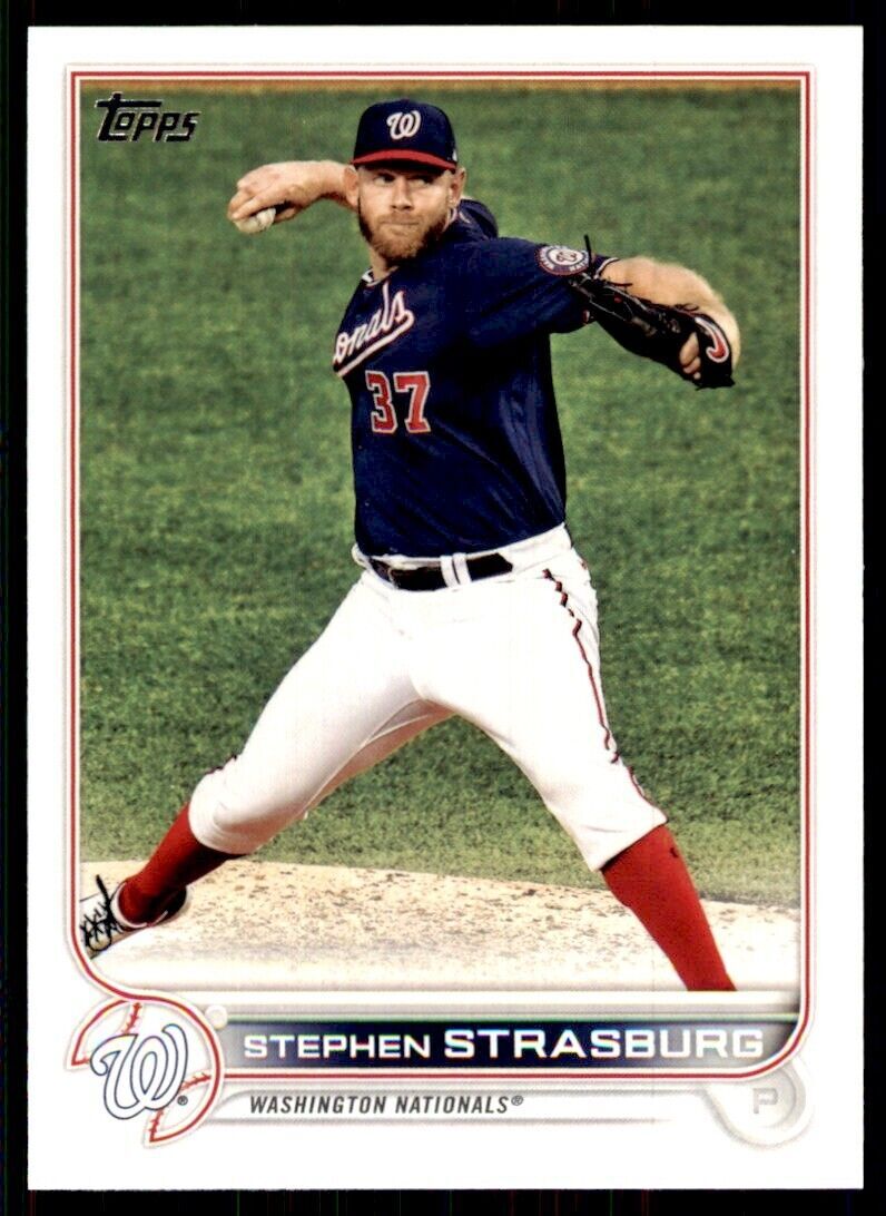 2022 Topps Stephen Strasburg Baseball Cards #492