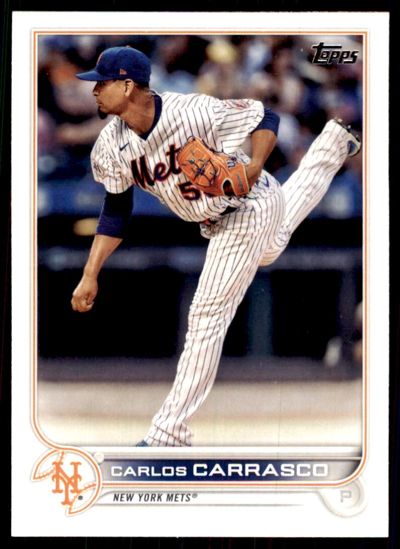 2022 Topps Carlos Carrasco Baseball Cards #633