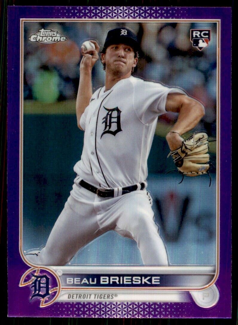 2022 Topps Chrome Beau Brieske Baseball Cards #USC147