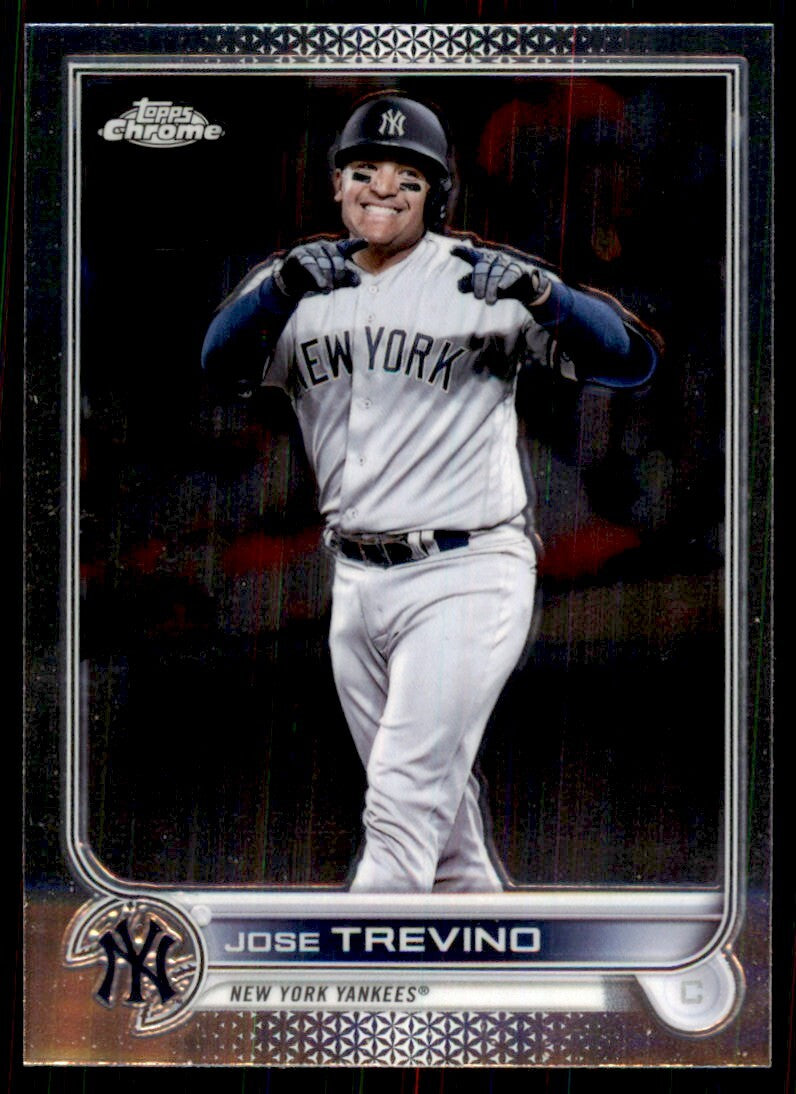 2022 Topps Chrome Jose Trevino Baseball Cards #USC51