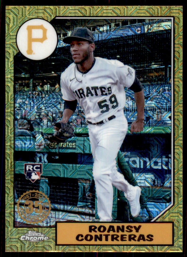 2022 Topps Chrome Roansy Contreras Baseball Cards #T872-68