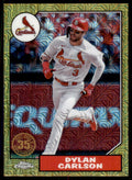 2022 Topps Chrome Dylan Carlson Baseball Cards #T87C2-29