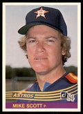 1984 Donruss Mike Scott Baseball Cards #136
