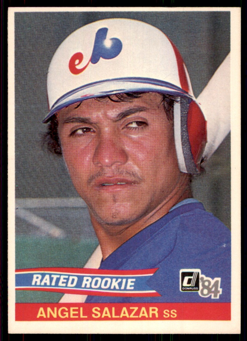 1984 Donruss Angel Salazar Rookie Baseball Cards #33