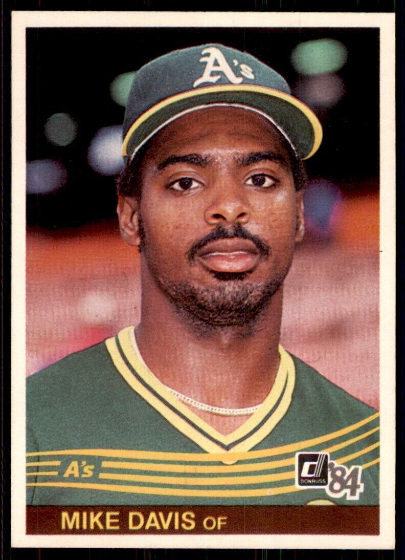 1984 Donruss Mike Davis Baseball Cards #298