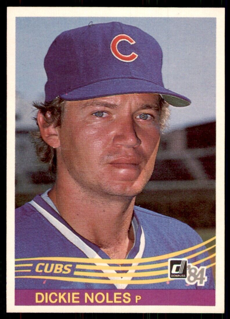 1984 Donruss Dickie Noles Baseball Cards #266