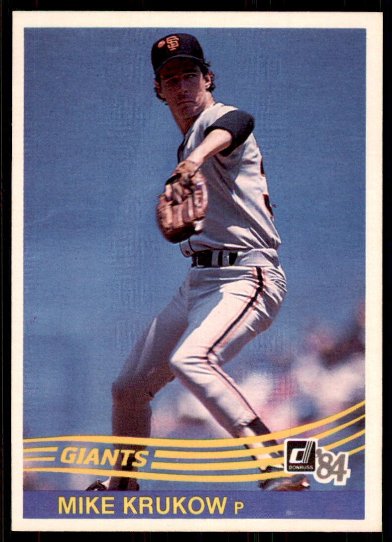 1984 Donruss Mike Krukow Baseball Cards #509