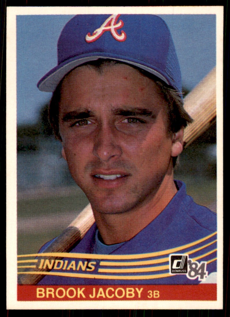 1984 Donruss Brook Jacoby Baseball Cards #542