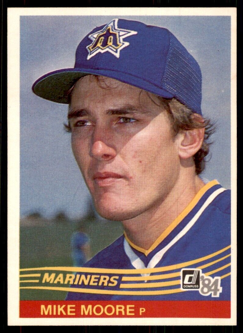 1984 Donruss Mike Moore Baseball Cards #634