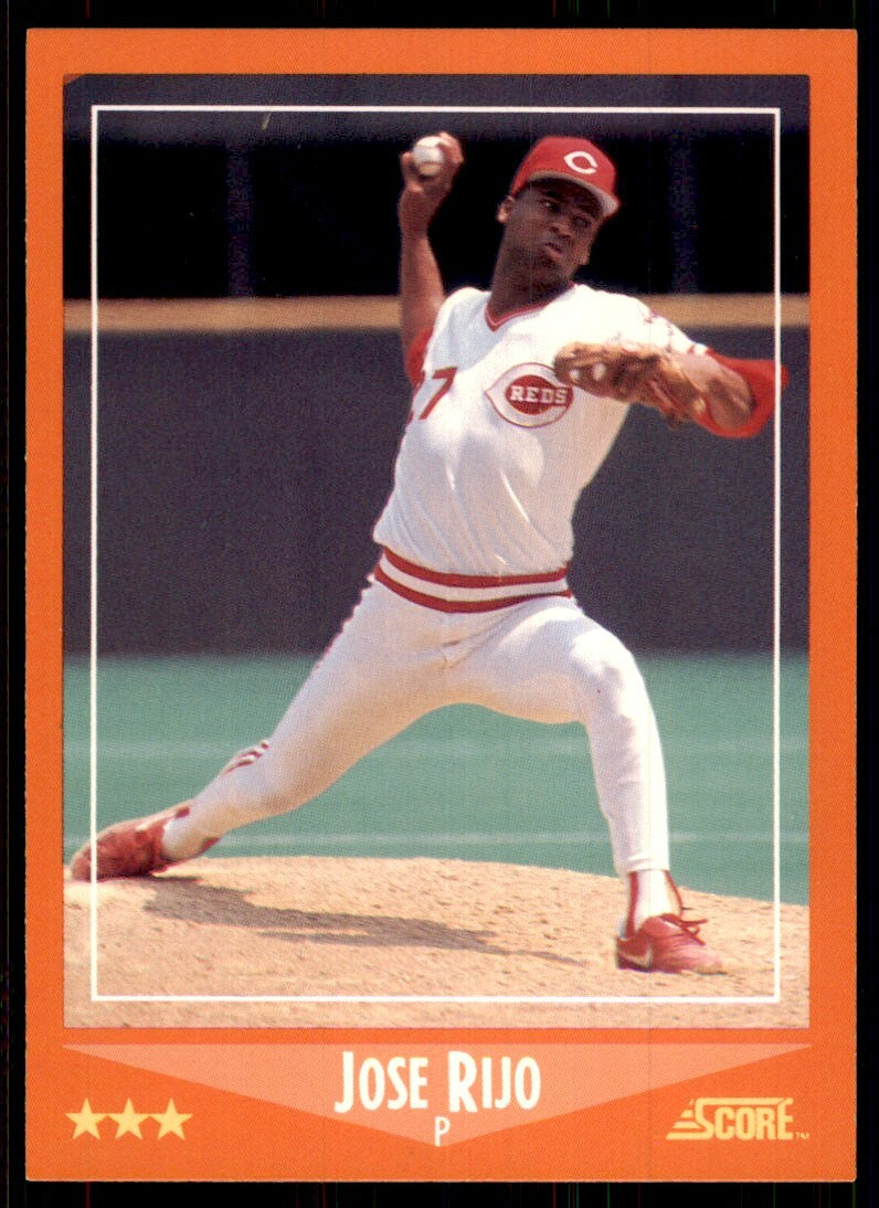 1988 Score Jose Rijo Baseball Cards #27T